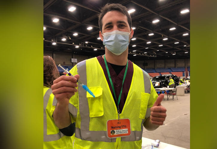 Brian Ullrich graduated from the ABSN program in May 2021.