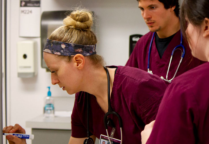 Bellarmine nursing students
