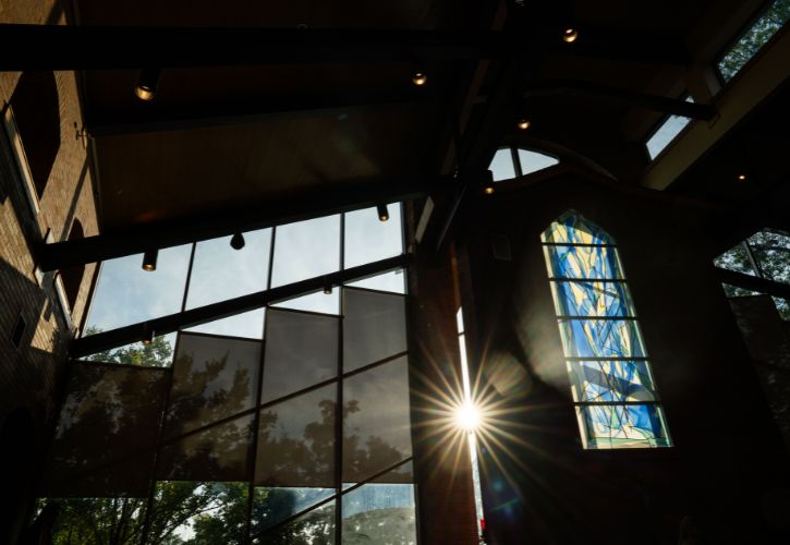 Our Lady of the Woods Chapel interior