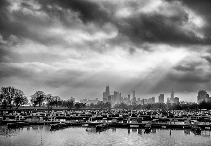 First place, 2021 Photo contest/architecture: Skyline Reflections, New York City, Brad Hensley ’03 
