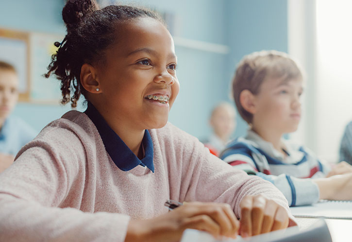 Students in a classroom setting