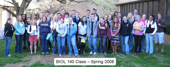 BIOL 140 - Spring 08