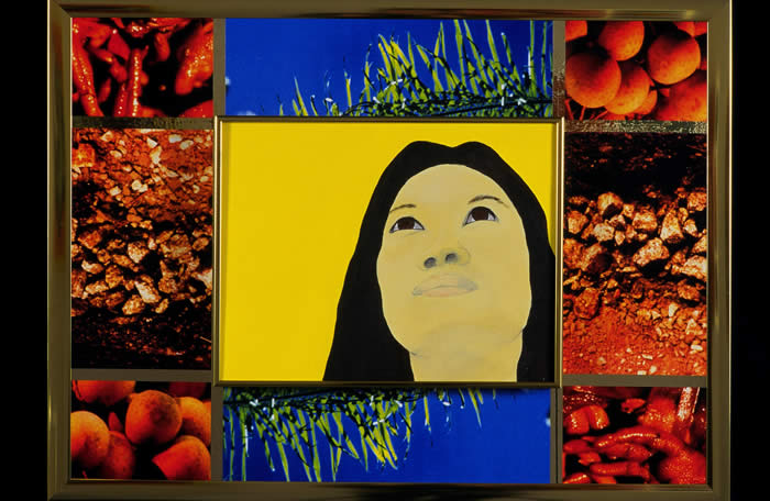 photo painting yellow bckgd