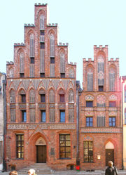 Copernicus's birthplace in Toruń (Thorn)