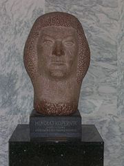 Copernicus bust at United Nations, New York