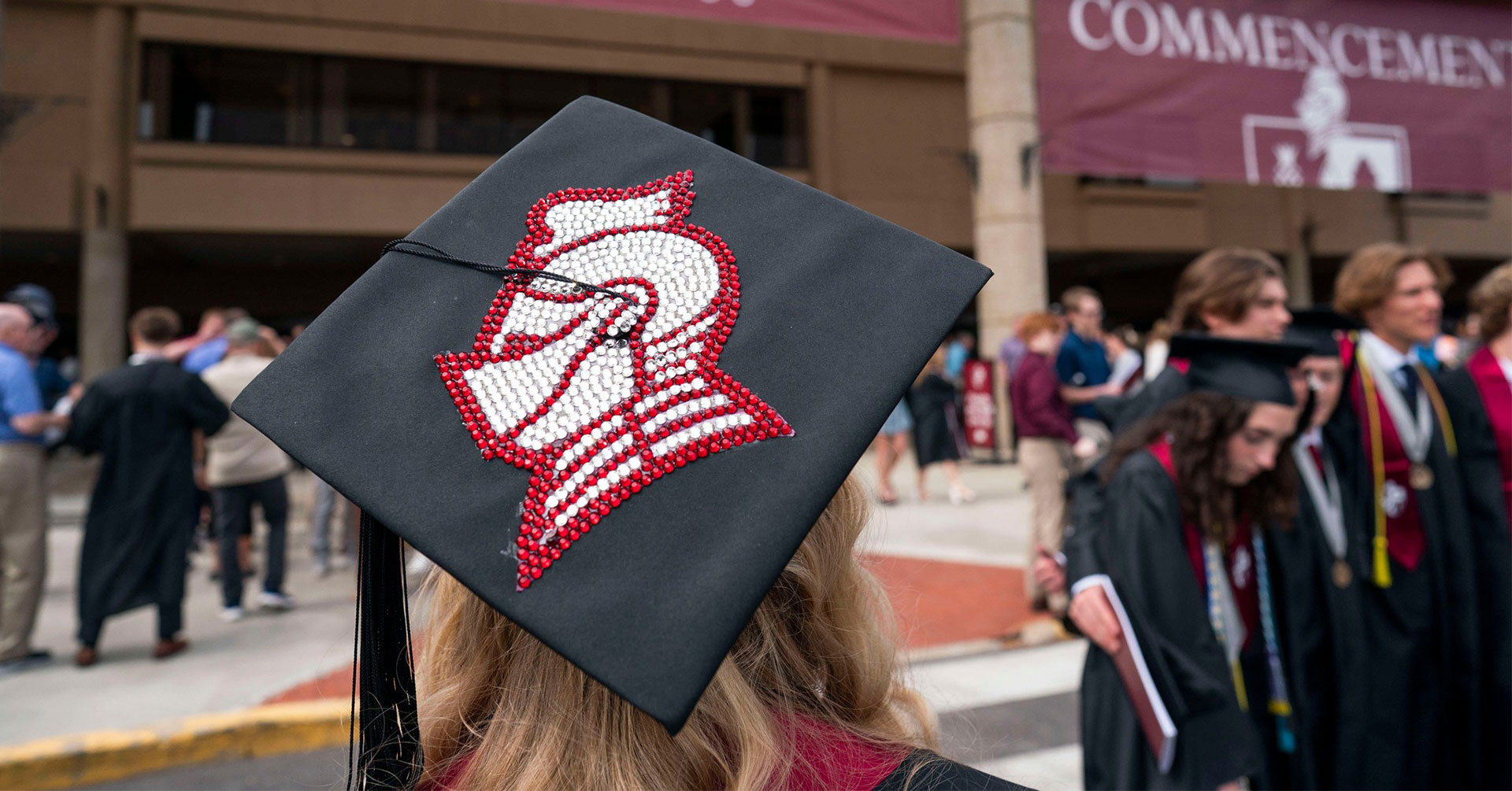 Graduation Cap at Freedom Hall
