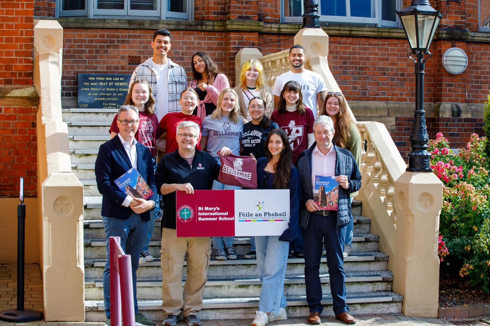 Bellarmine Global Access Northern Ireland St Marys partnership Summer 