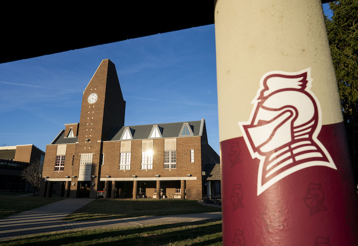 Library and Knight pillar