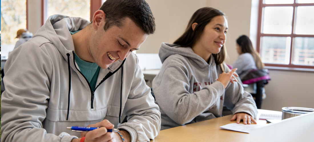 Students in class