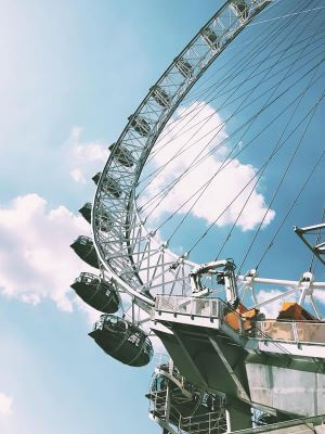 The London Eye on the River Thames