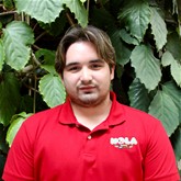 Bellarmine Biology student Alex Leyva Serrano poses for a portrait.