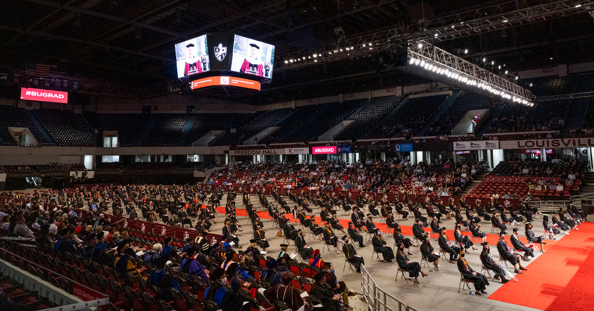 Commencement 2021 at Freedom Hall