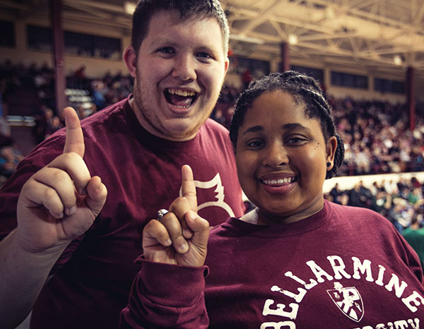 game_blog Students cheering at basketball game