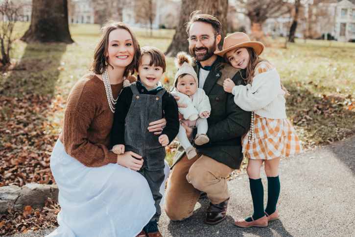 Erika and Cody Nygard and their children