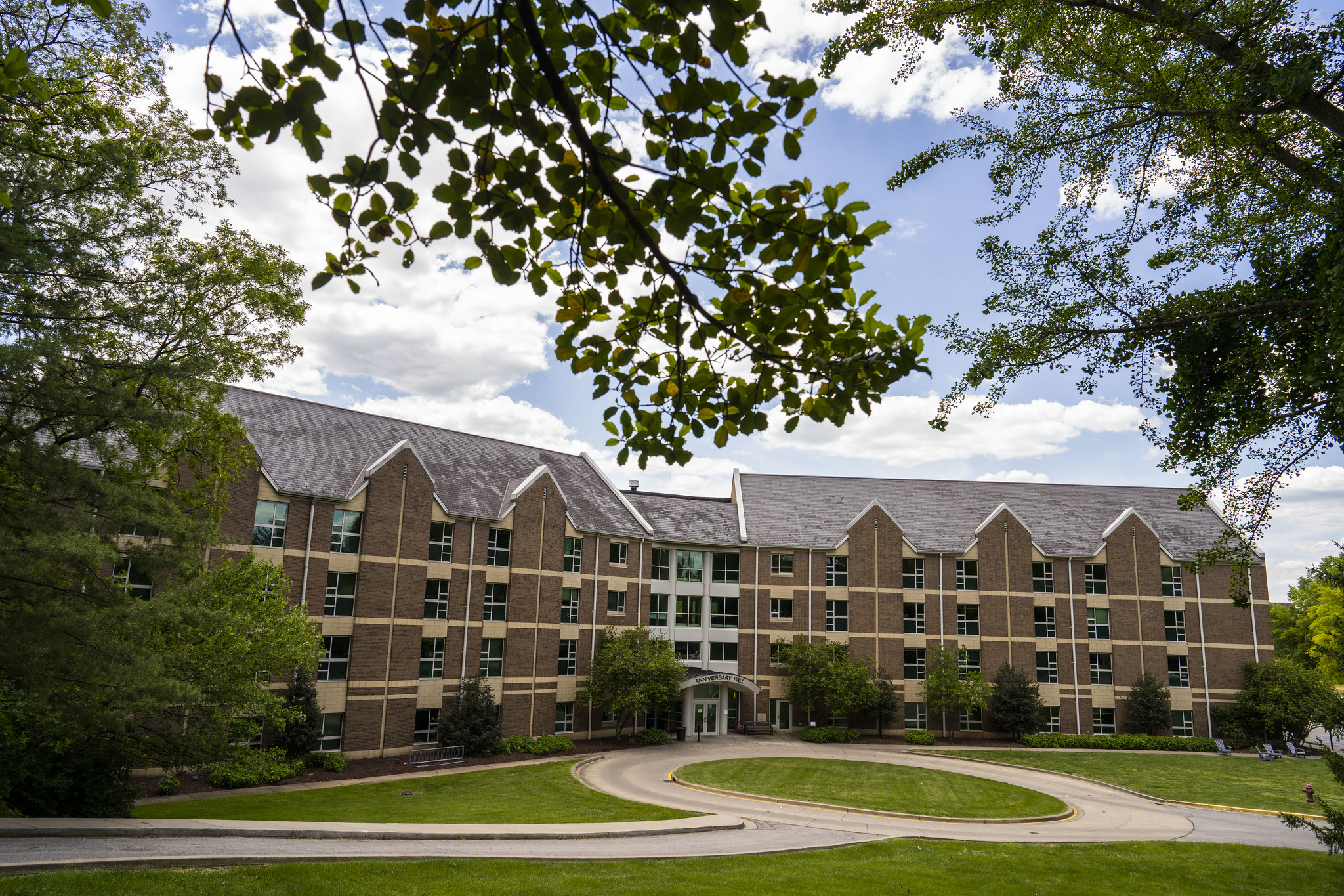 A view of Anniversary Hall