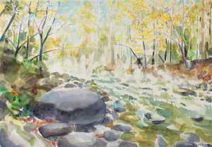 Smokey mountains _ teresa koester_ watercolor