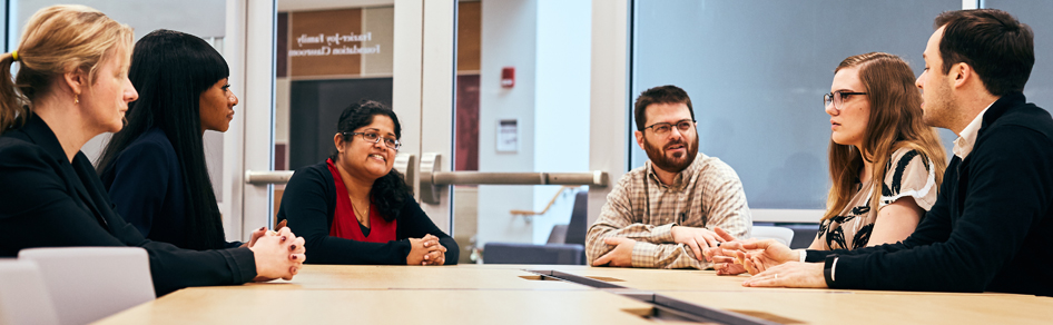 students in library