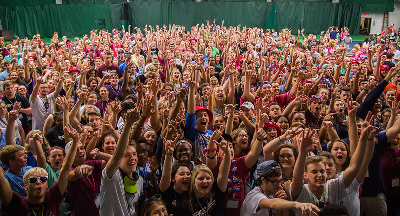 Class of 2020 at Orientation event