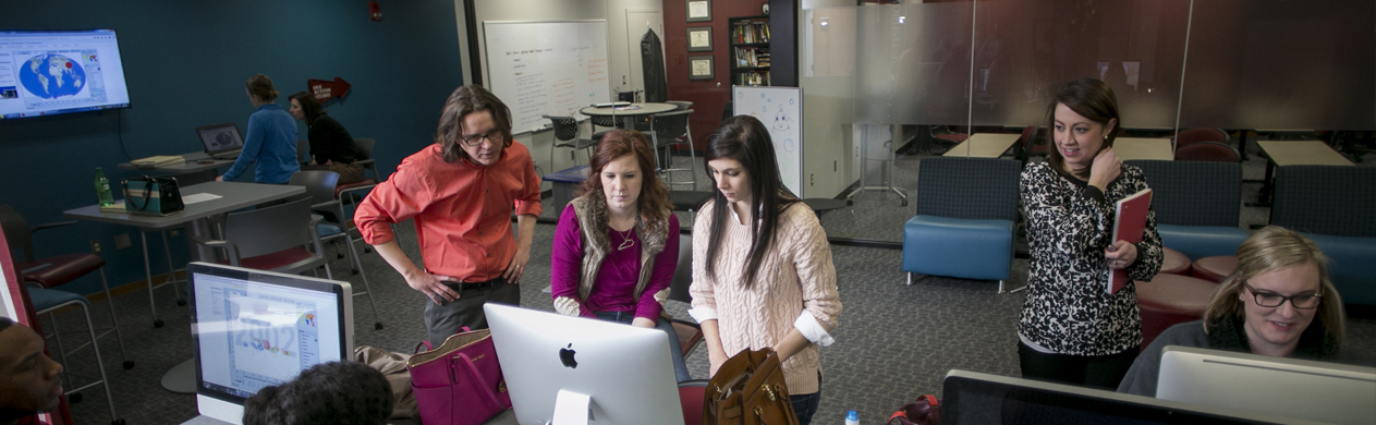 Students in computer lab