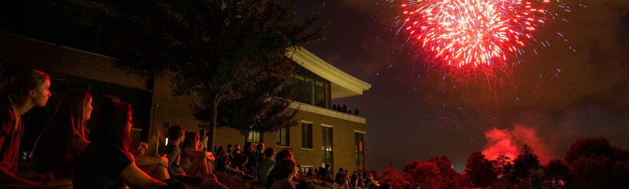 Firework display at Bellarmine