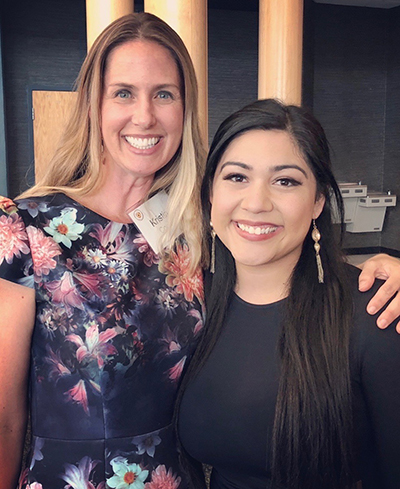 Dr. Kristin Cook and Evelyn Trejo Dr. Kristin Cook and Evelyn Trejo