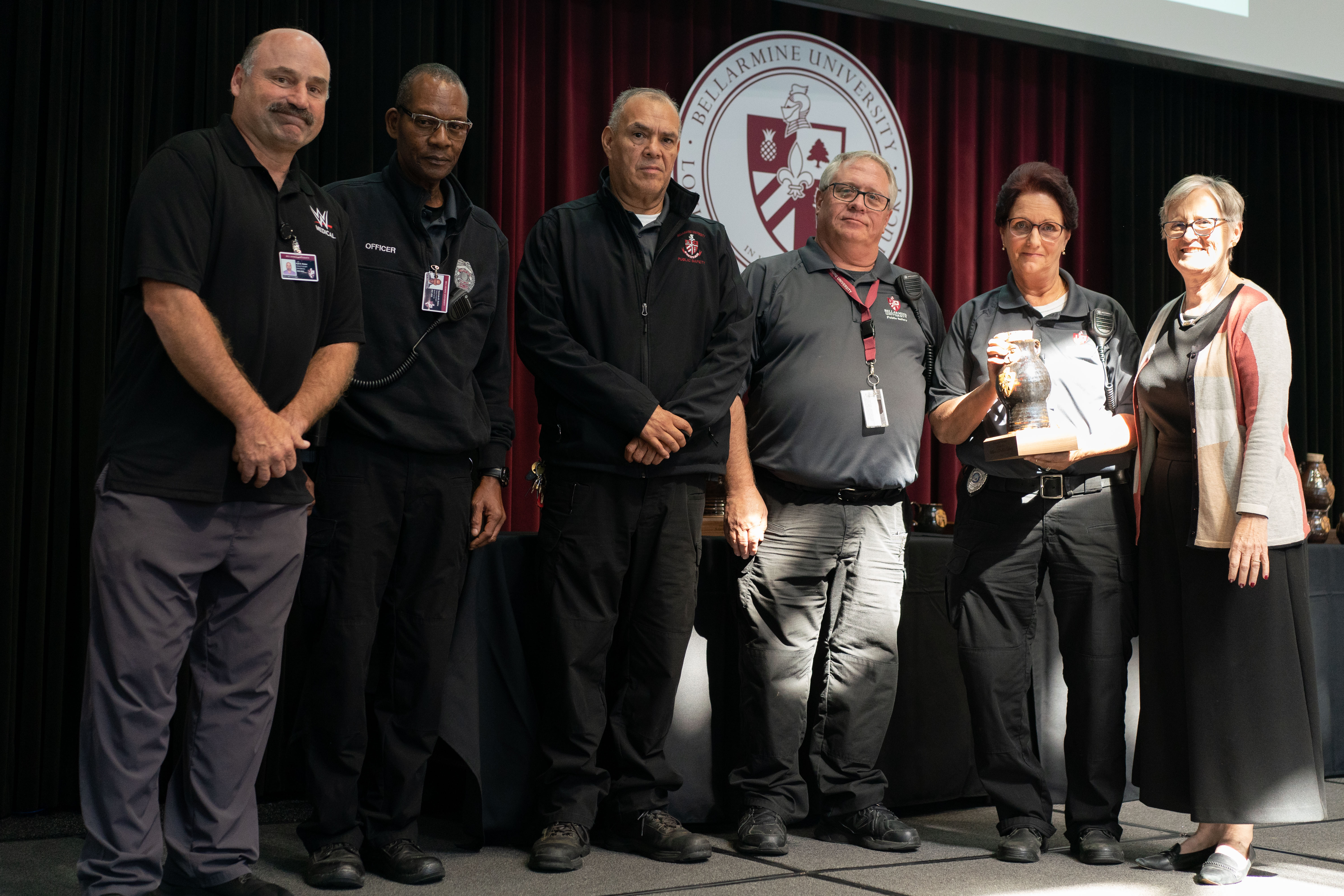 Office of Public Safety receive Homines Pro Aliis For Service to Others award.