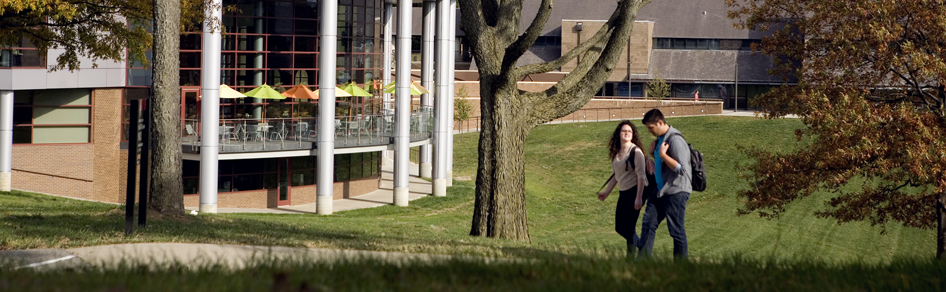 Students on campus