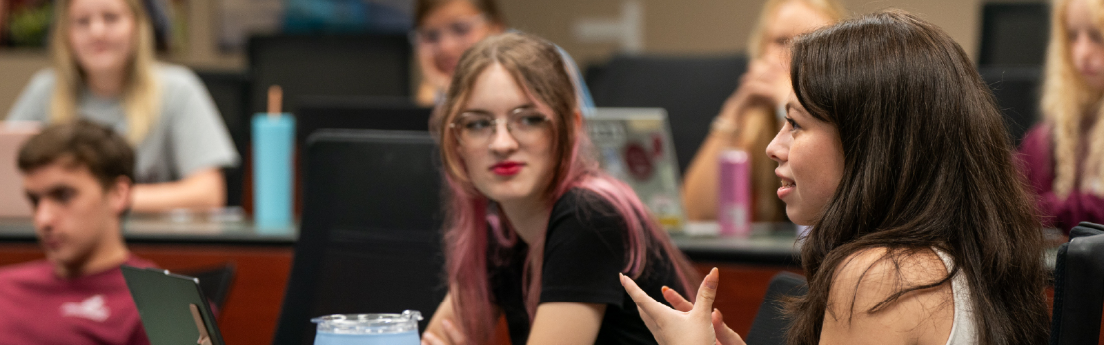 students engaged in classroom
