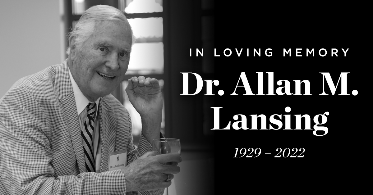 Dr. Allan M. Lansing