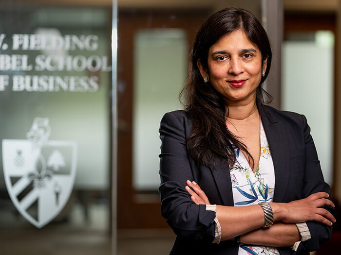 Rubel School of Business Dean Natasha Munshi