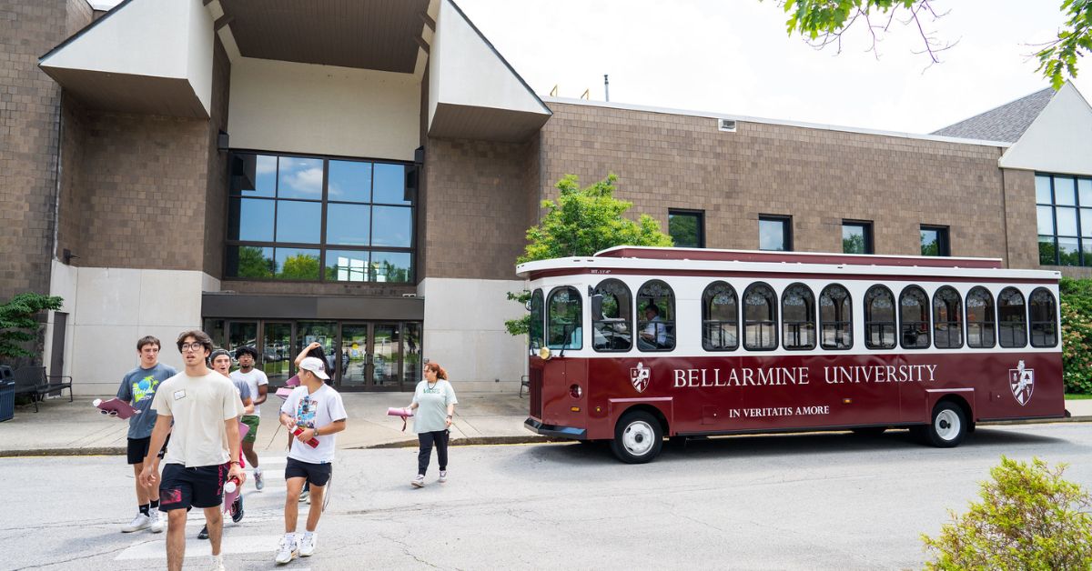 Bridge to BU with trolley