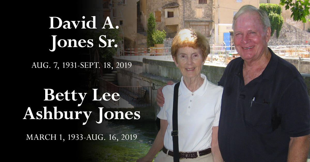 David & Betty Jones - in memory