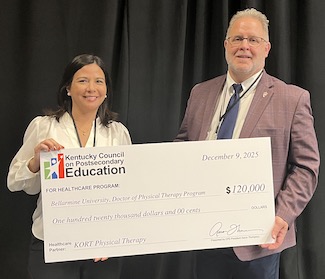 Ceremonial check presentation