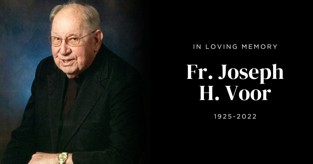 Fr. Joseph Voor tribute photo