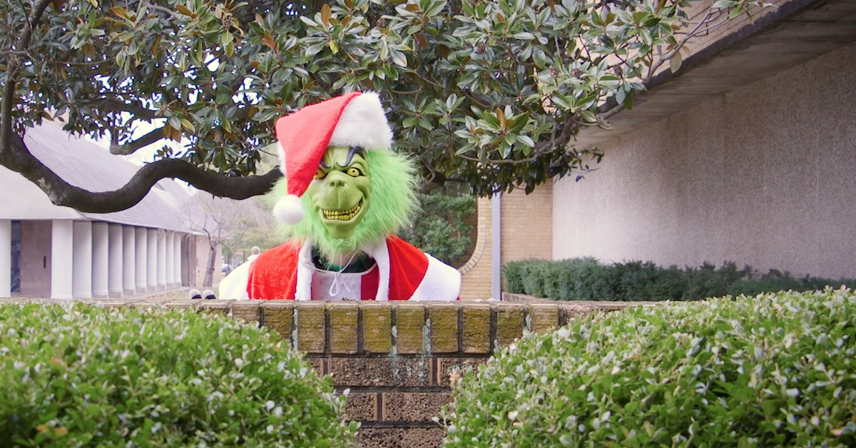 Grinch on campus