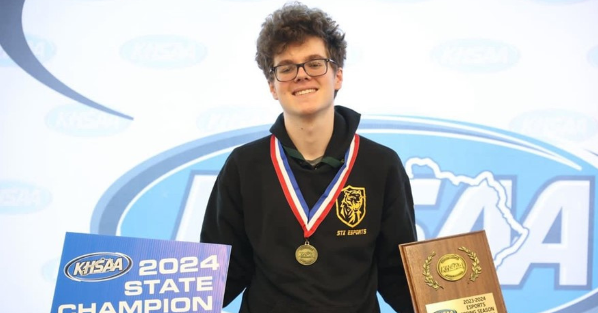 Joseph Sims, an incoming first-year student, was recruited to play on Bellarmine's Esports team.