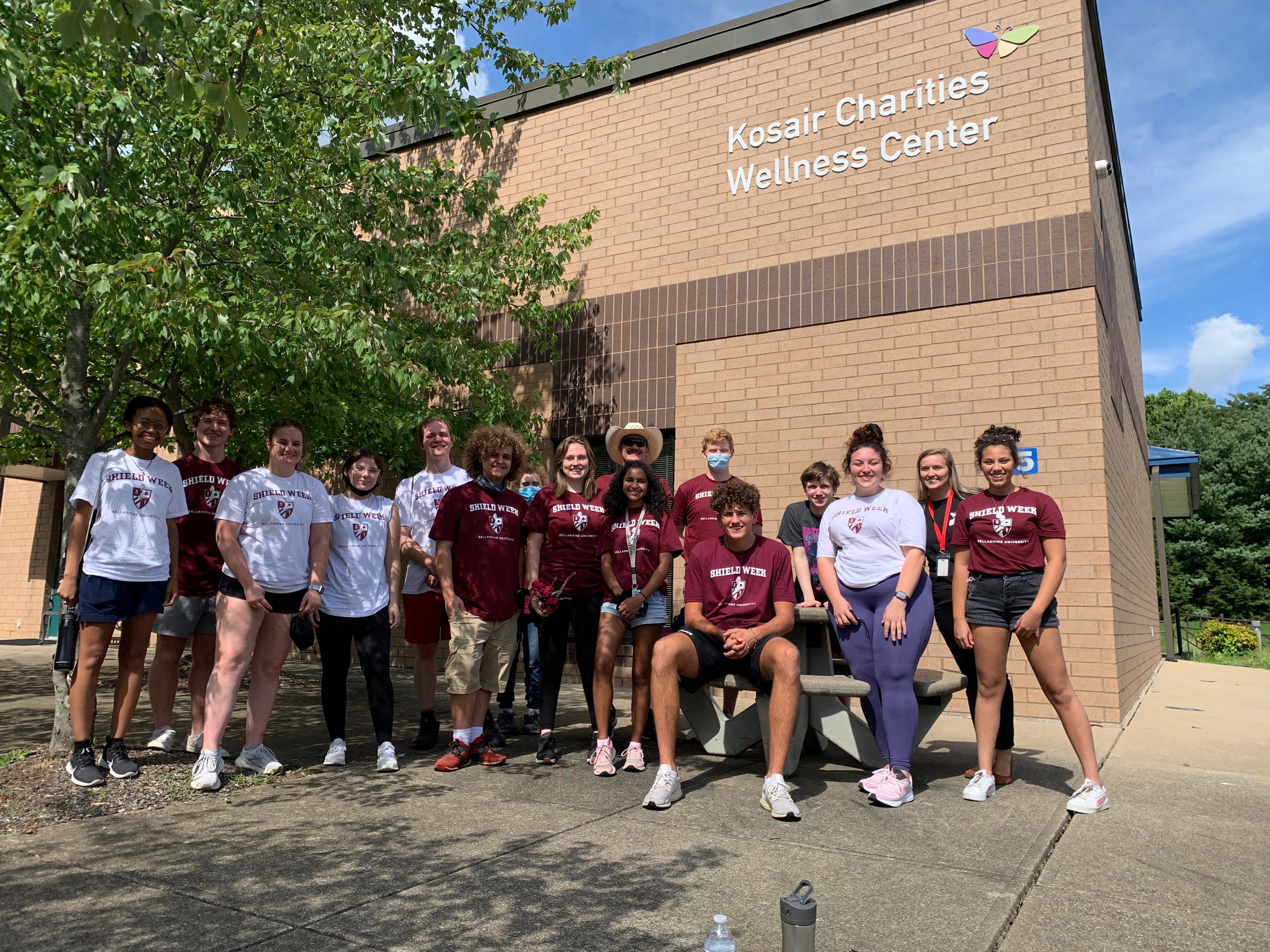 Students participate in community engagement while volunteering in the Louisville community