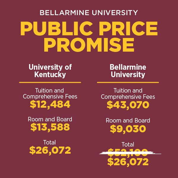 Bellarmine unveils public university price match