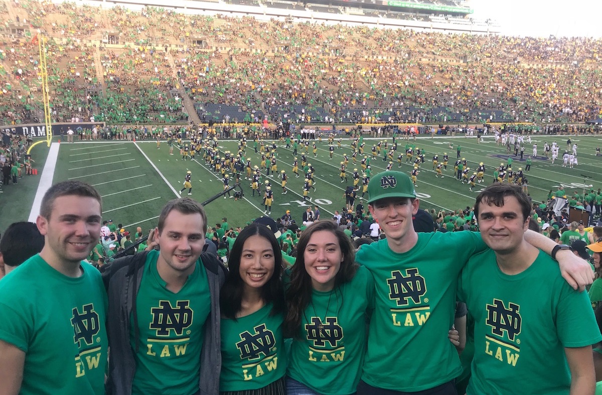 Ryan Stevens at football game