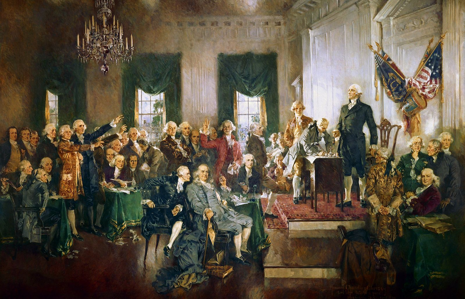 Scene at the Signing of the Constitution of the United States