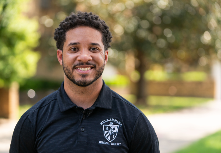 Jamal Edwards on Bellarmine Campus