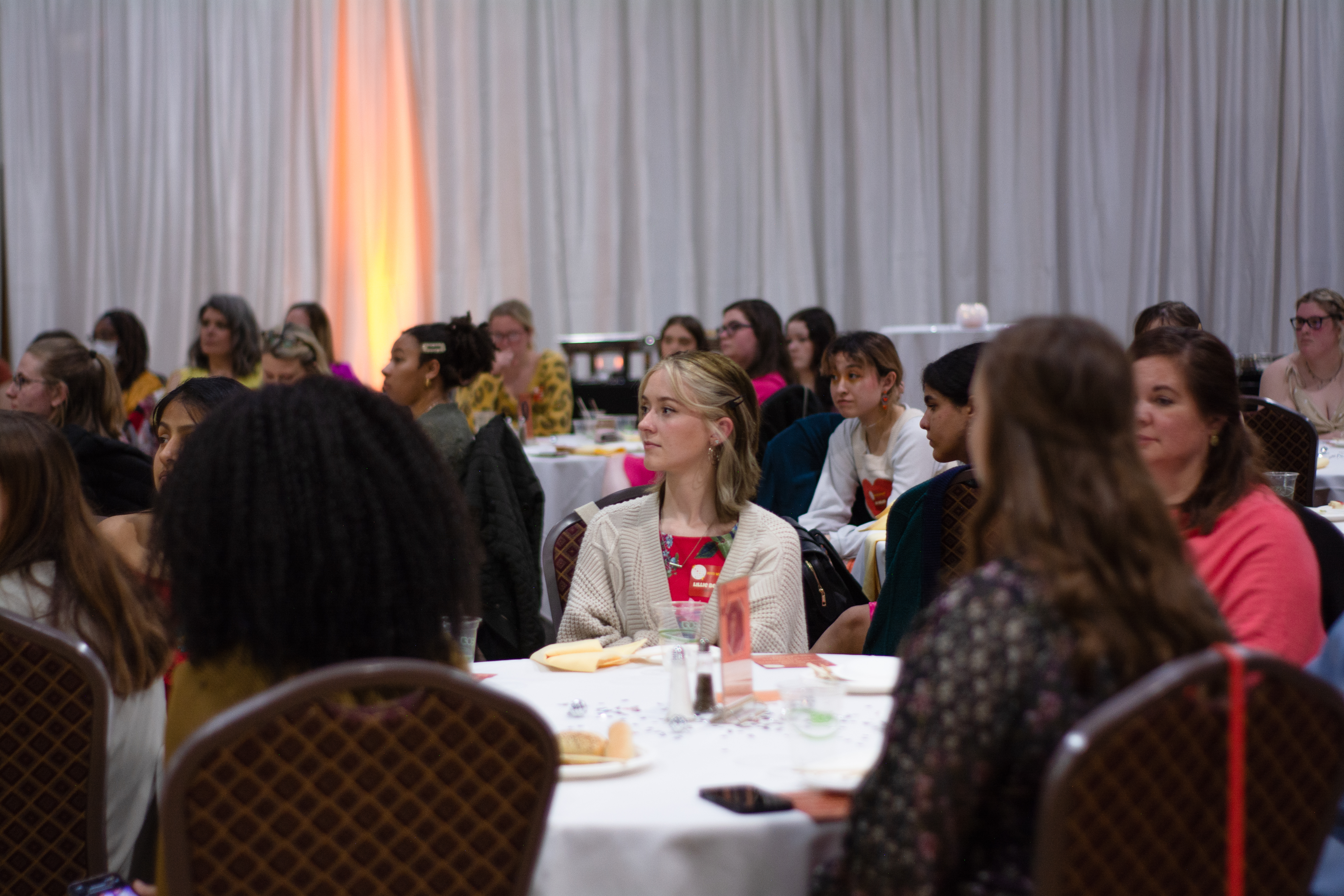 Women in Leadership banquet audience