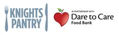 Knights Pantry and Dare to Care logos